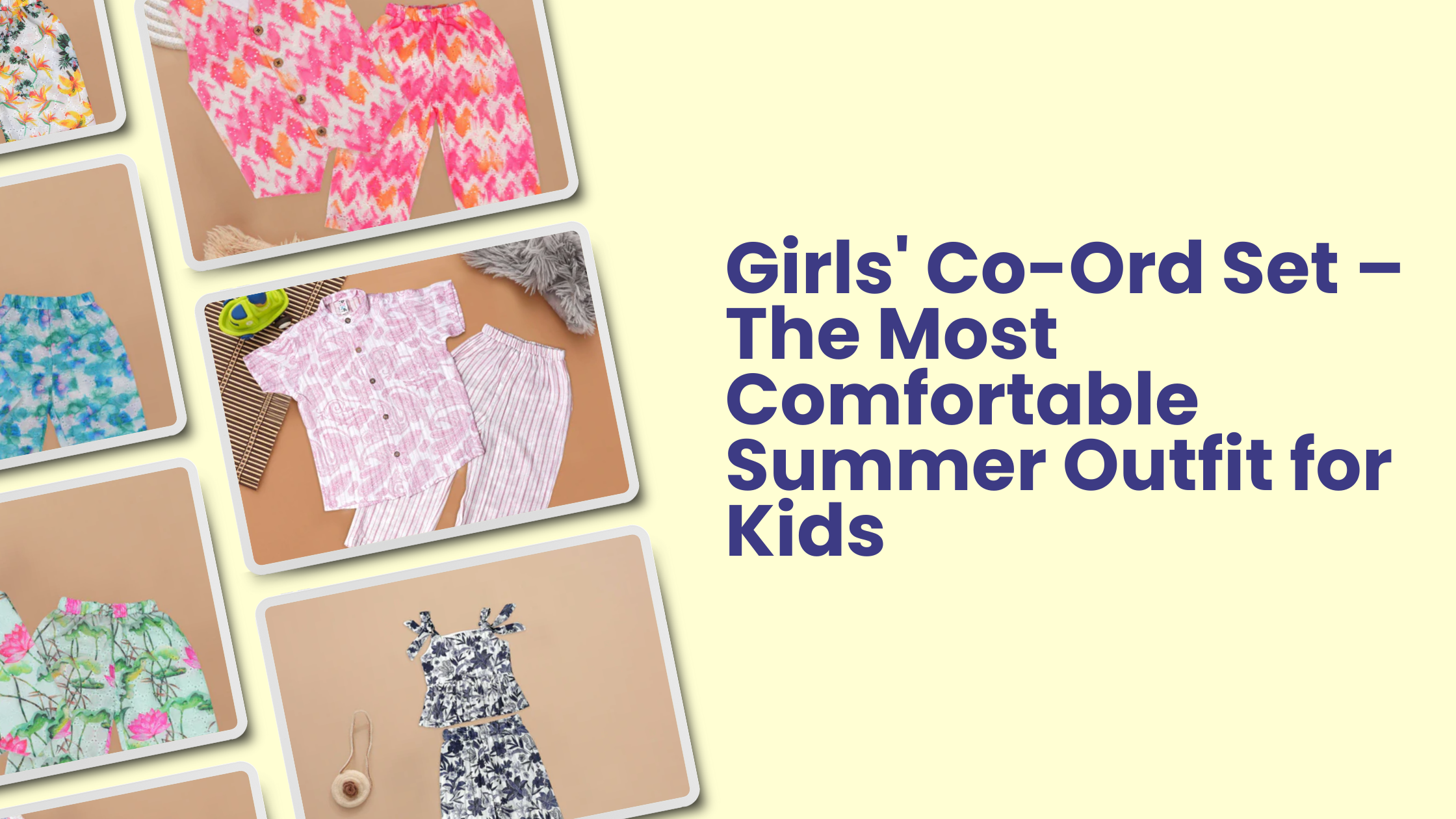 Girls' Co-Ord Set – The Most Comfortable Summer Outfit for Kids