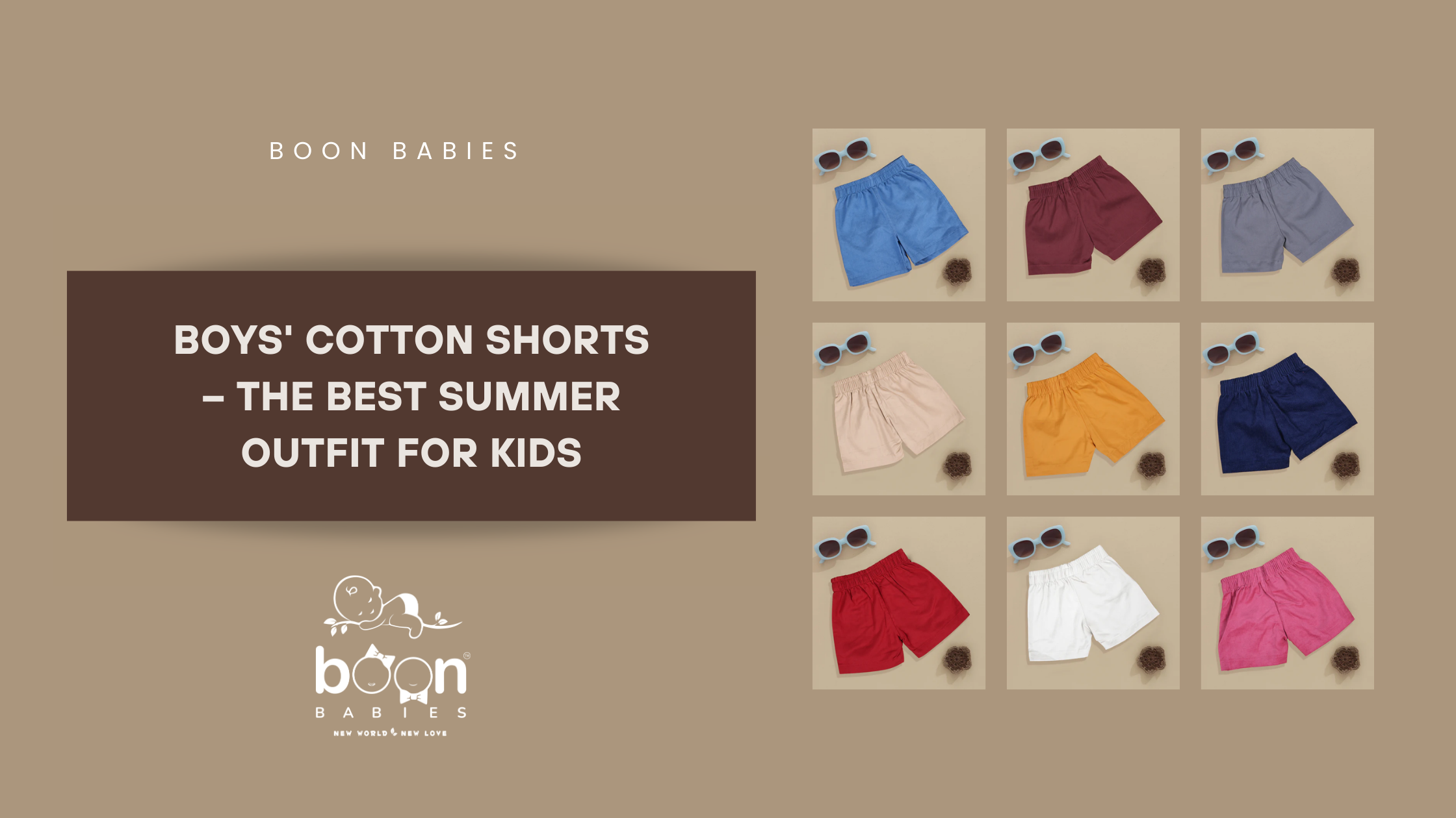 Boys' Cotton Shorts – The Best Summer Outfit for Kids