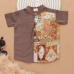 Paisley Designer Boys Ethnic Shirt - Traditional Elegance Boon Babies