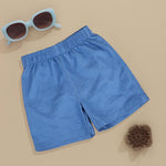 Easy-Wear Solid Boys' Cotton Shorts Boon Babies