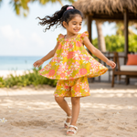 Girls Bloom Cotton Co-ord Set
