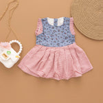 Blossom Stripes: Dual Pattern Dress for Little Girls Boon Babies