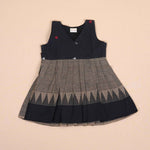 Elegant Cotton Frock for Girls – Ethnic Sleeveless Dress