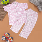 Stylish Paisley Print Shirt and Striped Pants Set Boon Babies
