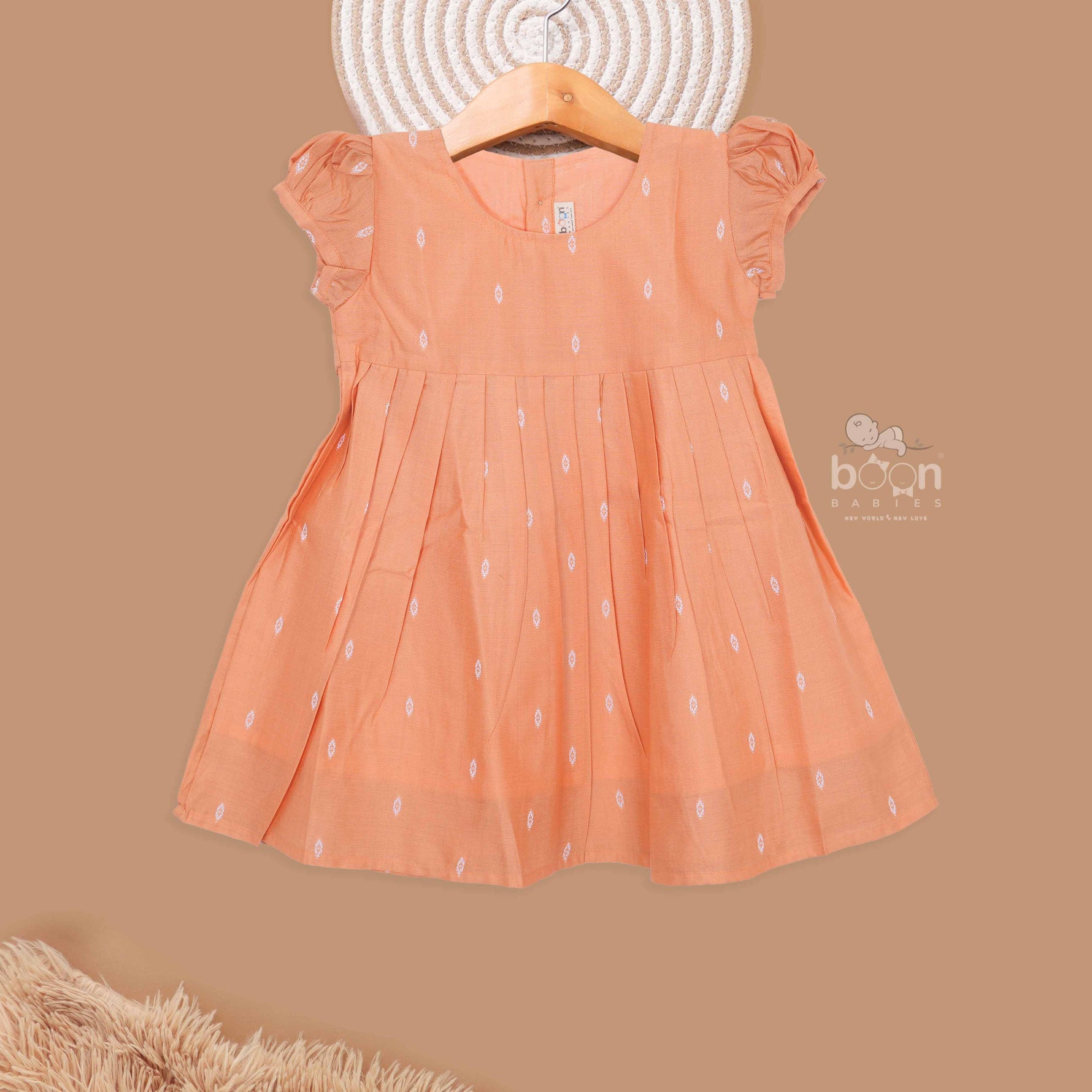 Charming Orange Ethnic Wear For Kids