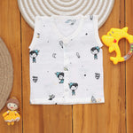 Organic Muslin Baby Jabla with Cute Designs – Ideal for Sensitive Skin Boon Babies