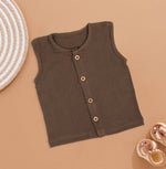 Earthy Tone Boys' Jabla in Soft Muslin Boon Babies