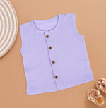 Soft Muslin Lavender Jabla for Boys Boon Babies