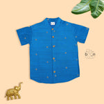 Sky Blue Silk Butta Shirt – Baby Boys