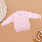 Pretty in Pink: Full-Sleeve Knit Cardigan for Kids Boon Babies