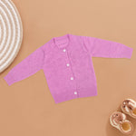 Lavender Luxe: Full-Sleeve Cardigan for Kids Boon Babies