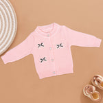 Delightful Bow Embellished Cardigan Boon Babies