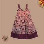 Traditional Silk Ethnic Frock for Girls – Festive Wear Boon Babies