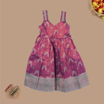 Elegant Silk Ethnic Frock for Girls – Festive Wear Boon Babies