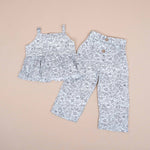 Girls Cotton Co-Ord Set - Botanical Print