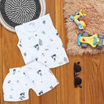 Printed Muslin Baby Jabla with Matching Shorts – Ultimate Comfort Set