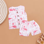 Underwater Friends Muslin Jabla & Shorts Set for Babies Boon Babies