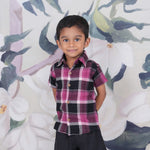 Stylish Boys Checkered Shirt - Perfect for Vacations Boon Babies