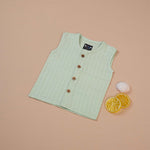 Gentle Muslin Baby Jabla - Mint Green | Textured Weave Boon Babies