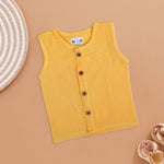 Baby Muslin Dress - Sunshine Yellow