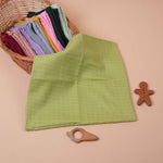 Soft & Breathable Mint Green Muslin Baby Towel