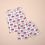 Jaipur Cotton Baby Jabla with Shorts - Elephant Print