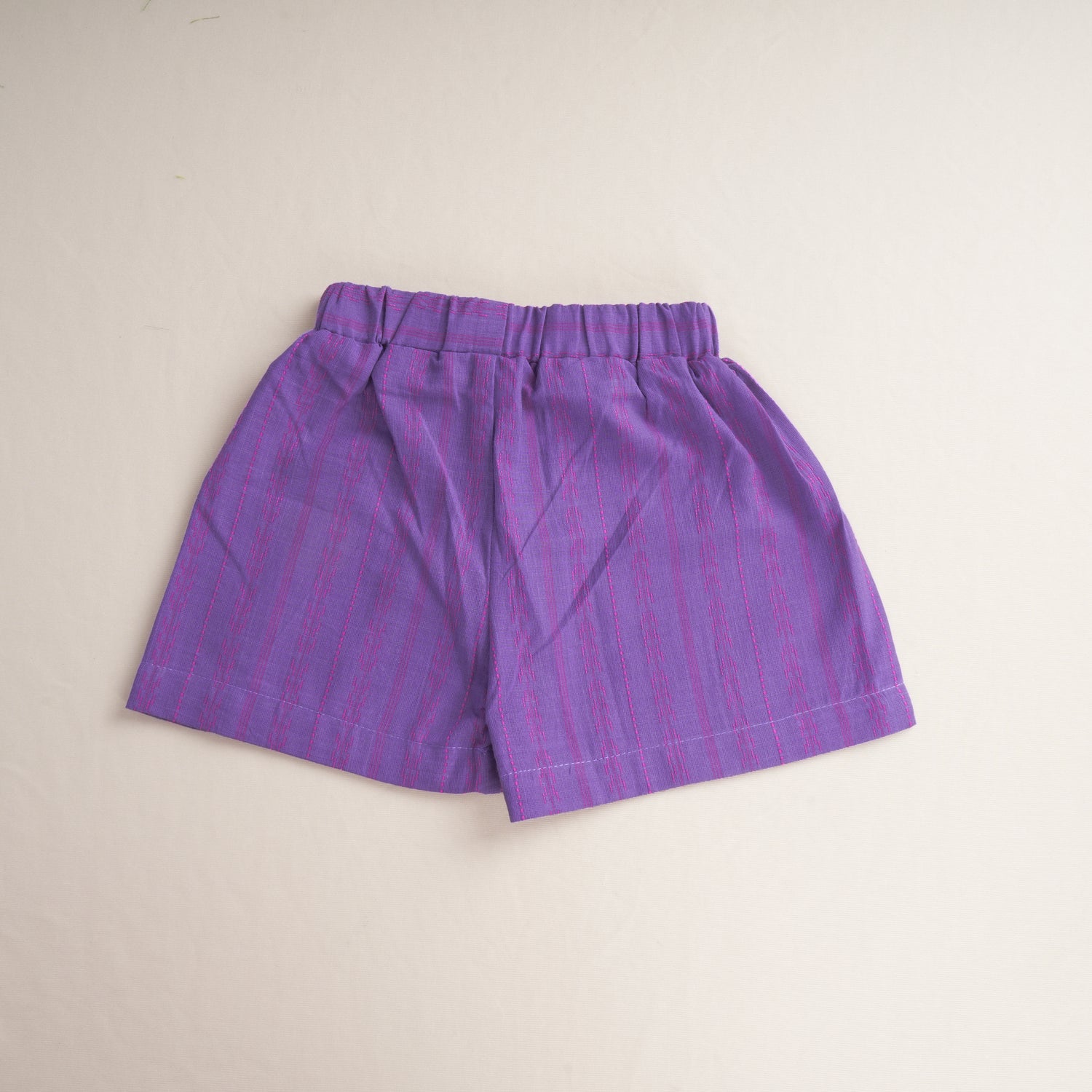 Girls Lavender South Cotton Co-ord Set – Frill Strap Top & Shorts