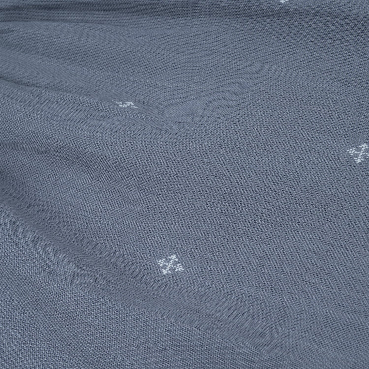 Girls Grey Blue Frill Top & Shorts Set