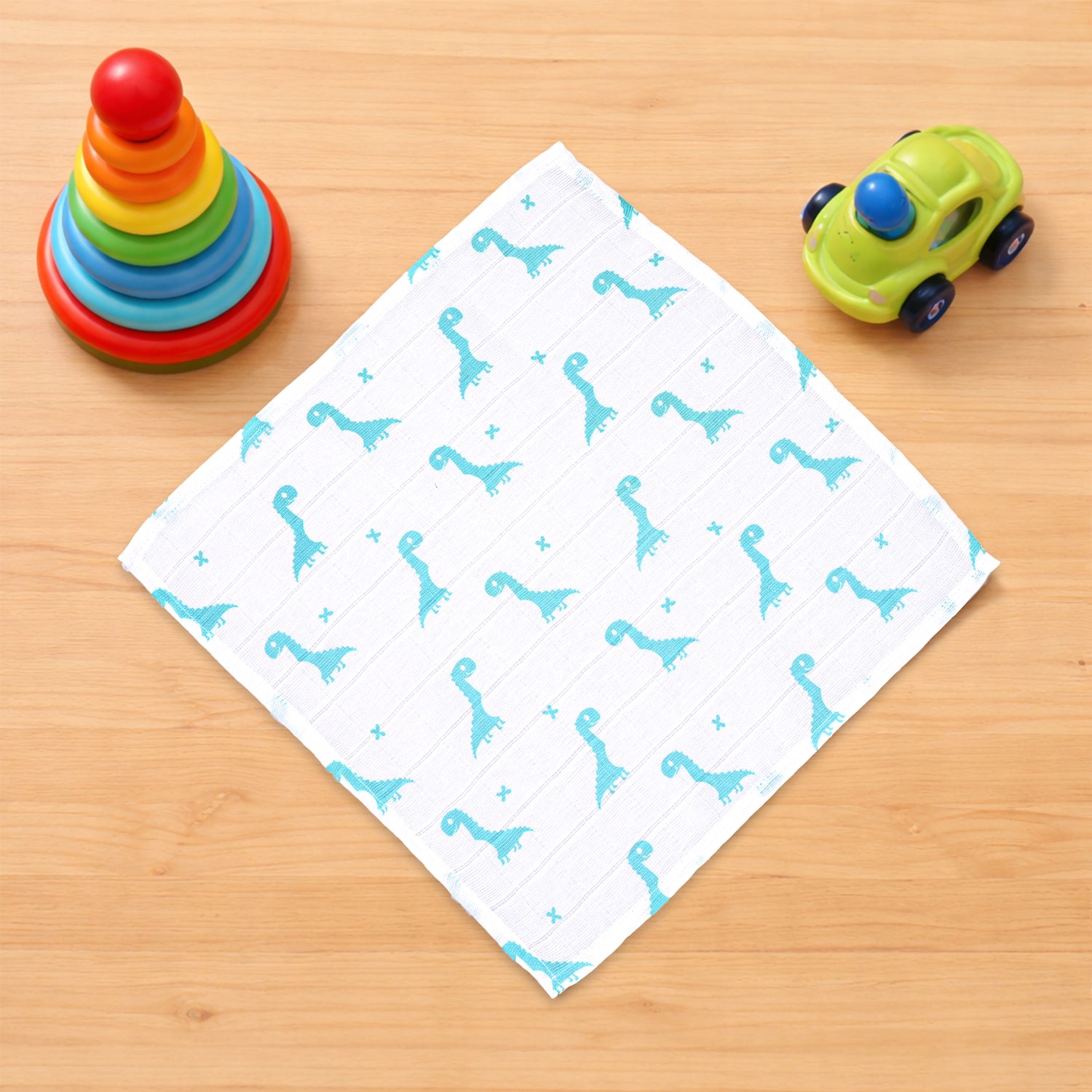 Muslin Baby Wipes | Reusable | Soft Printed Baby Care Cloth | Assorted Colour