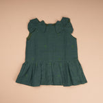 Girls sleeveless top and pants co-ord set by Boon Babies, featuring a stylish sleeveless top and matching pants for girls.