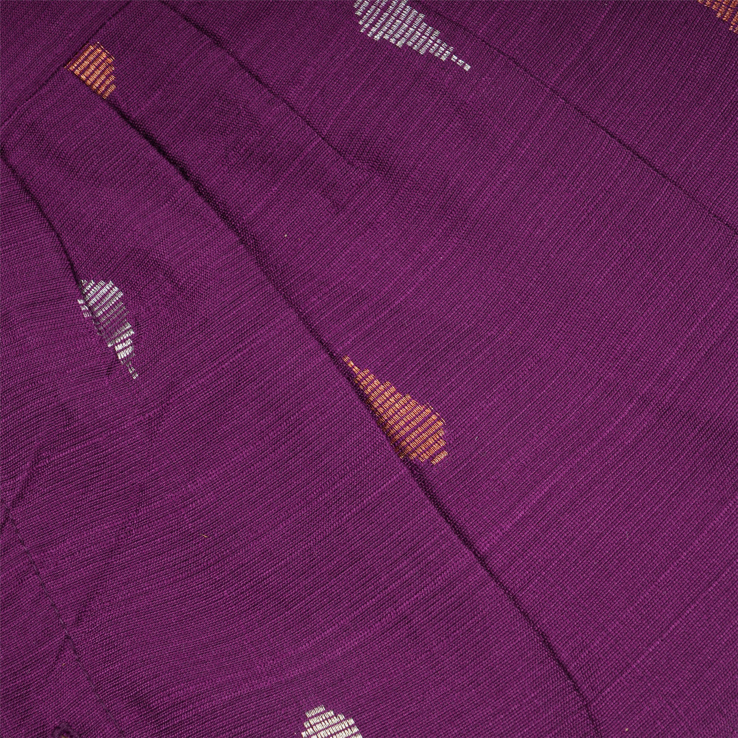 Baby girl wearing a purple Boon Babies ethnic sleeveless frock, featuring traditional embroidery and comfortable fabric.