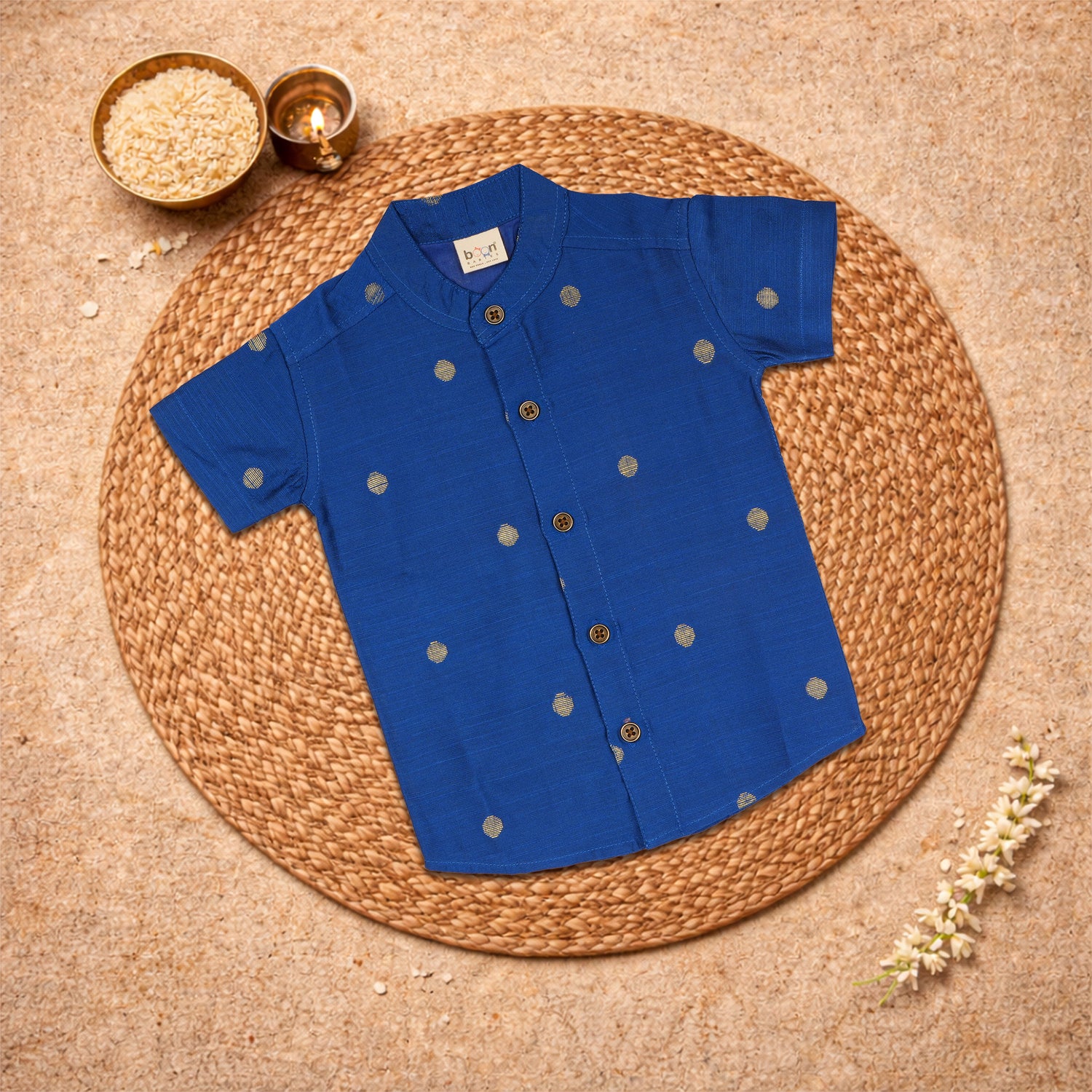 Premium Raw Silk Festive Wear – Royal Blue