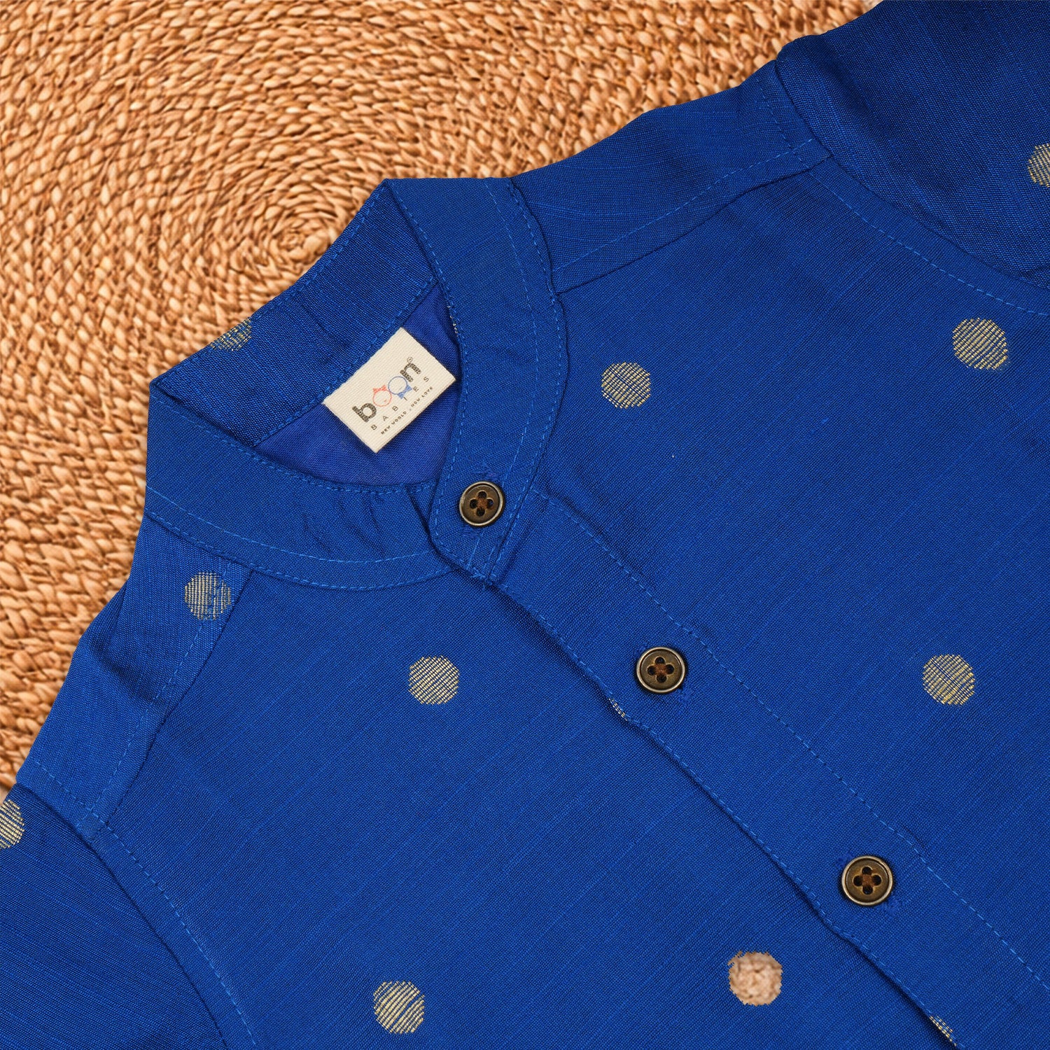 Premium Raw Silk Festive Wear – Royal Blue