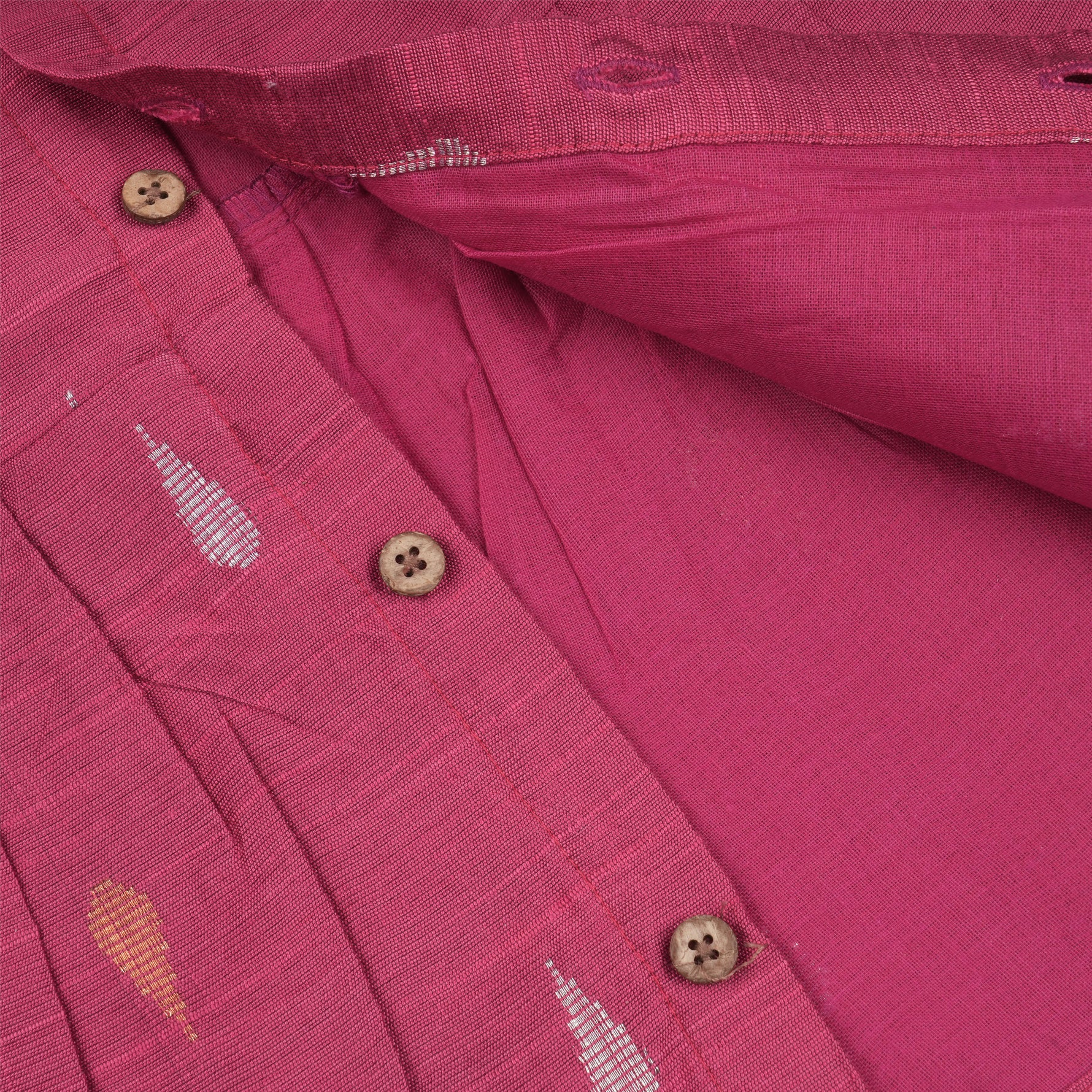 Pink ethnic sleeveless frock for baby girls by Boon Babies, featuring traditional embroidery and soft fabric.
