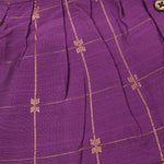 Purple ethnic sleeveless frock for baby girls by Boon Babies, featuring colorful traditional embroidery and comfortable fabric.
