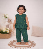 Girls sleeveless top and pant co-ord set by Boon Babies, featuring a stylish sleeveless top paired with matching pants.