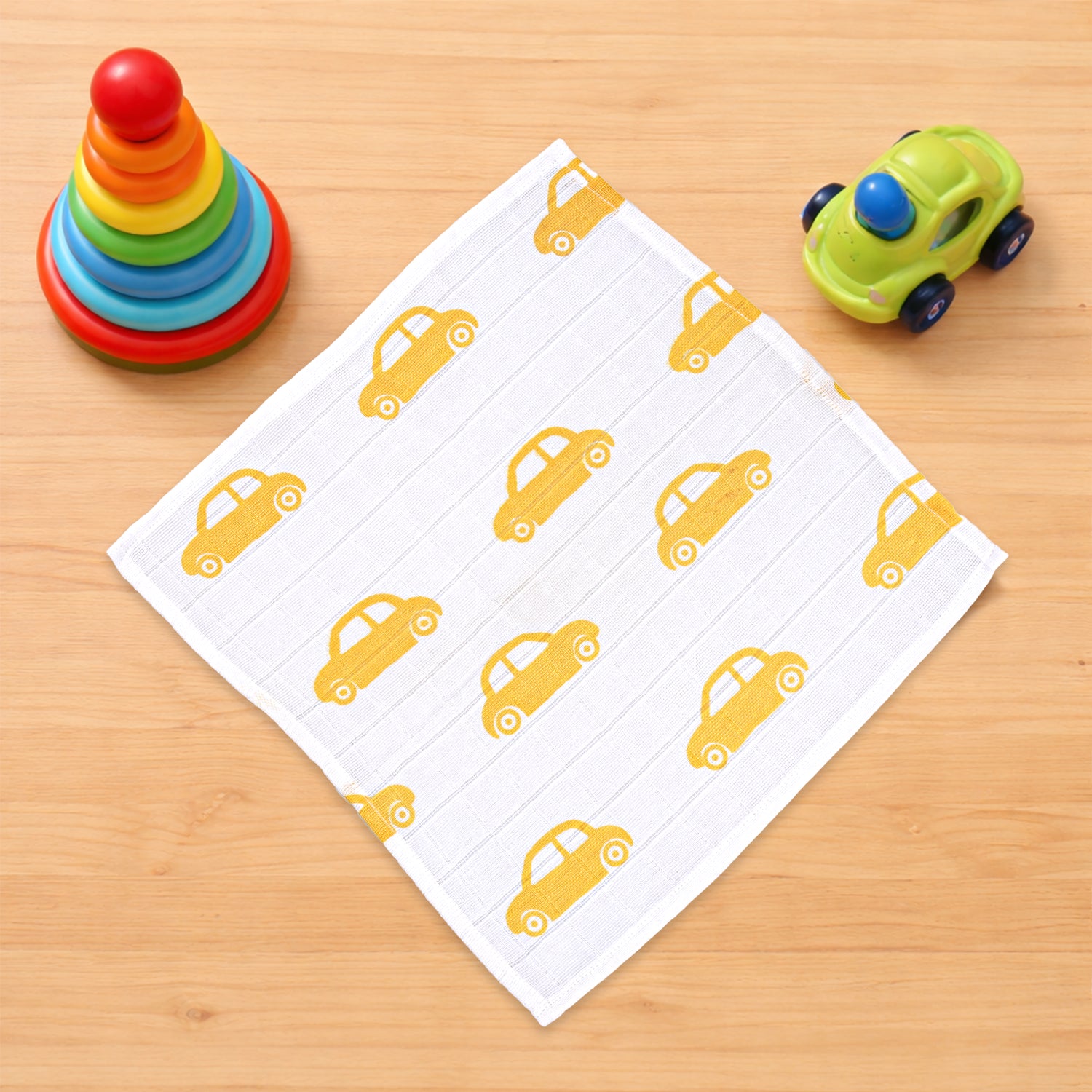 Muslin Baby Wipes | Reusable | Soft Printed Baby Care Cloth | Assorted Colour