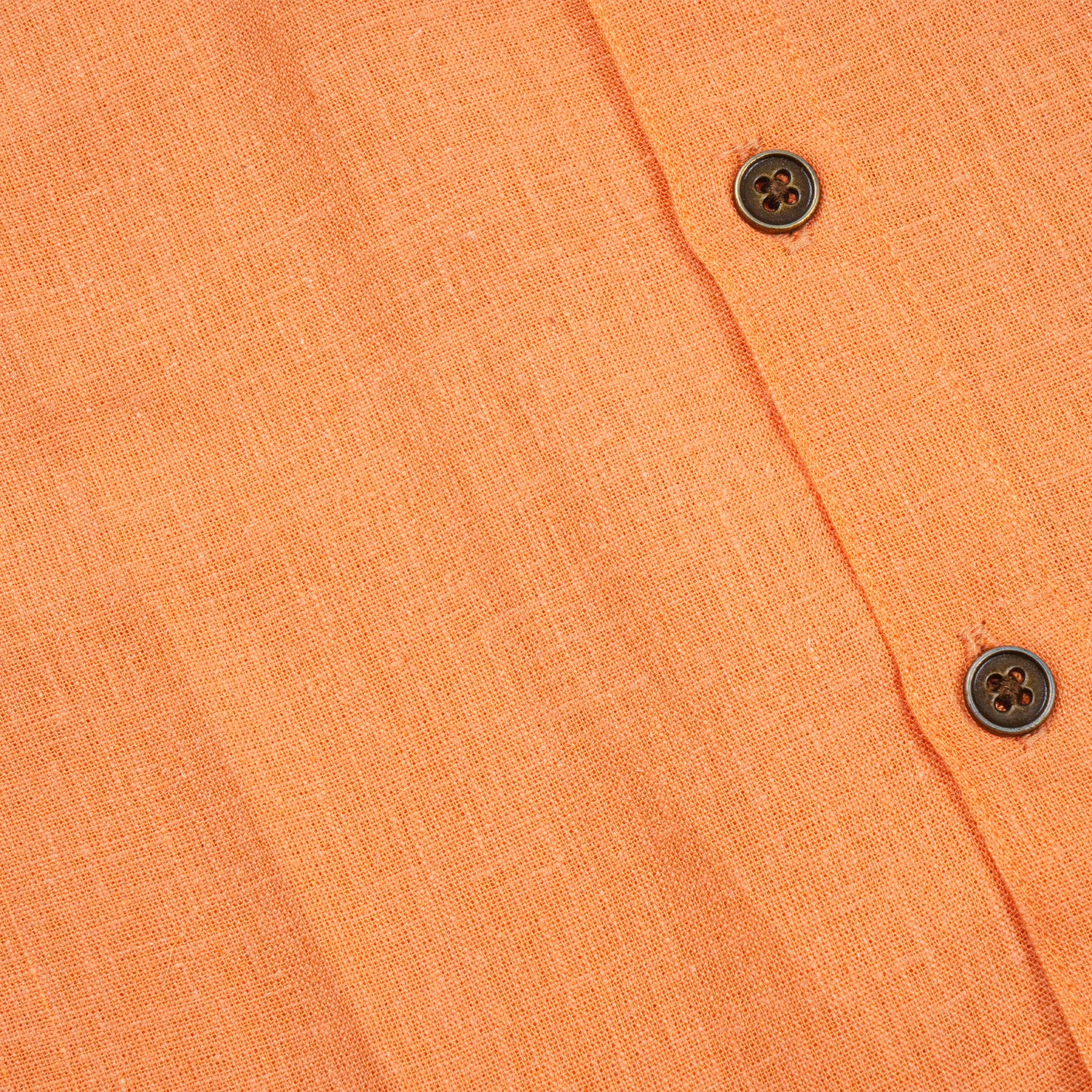 Boys cotton orange printed shirt with straight collar, stylish and comfortable Boon Babies shirt for kids.