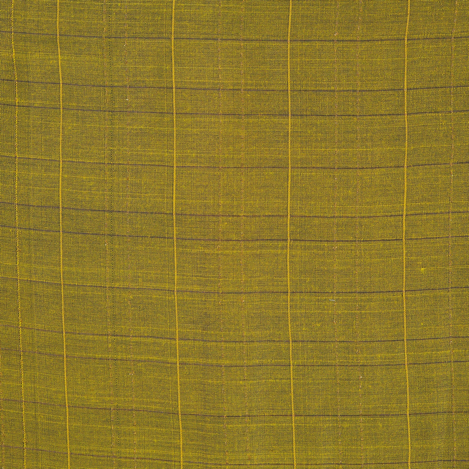 Classic Mustard Silk Festive Check Shirt & Dhoti Set for Boys