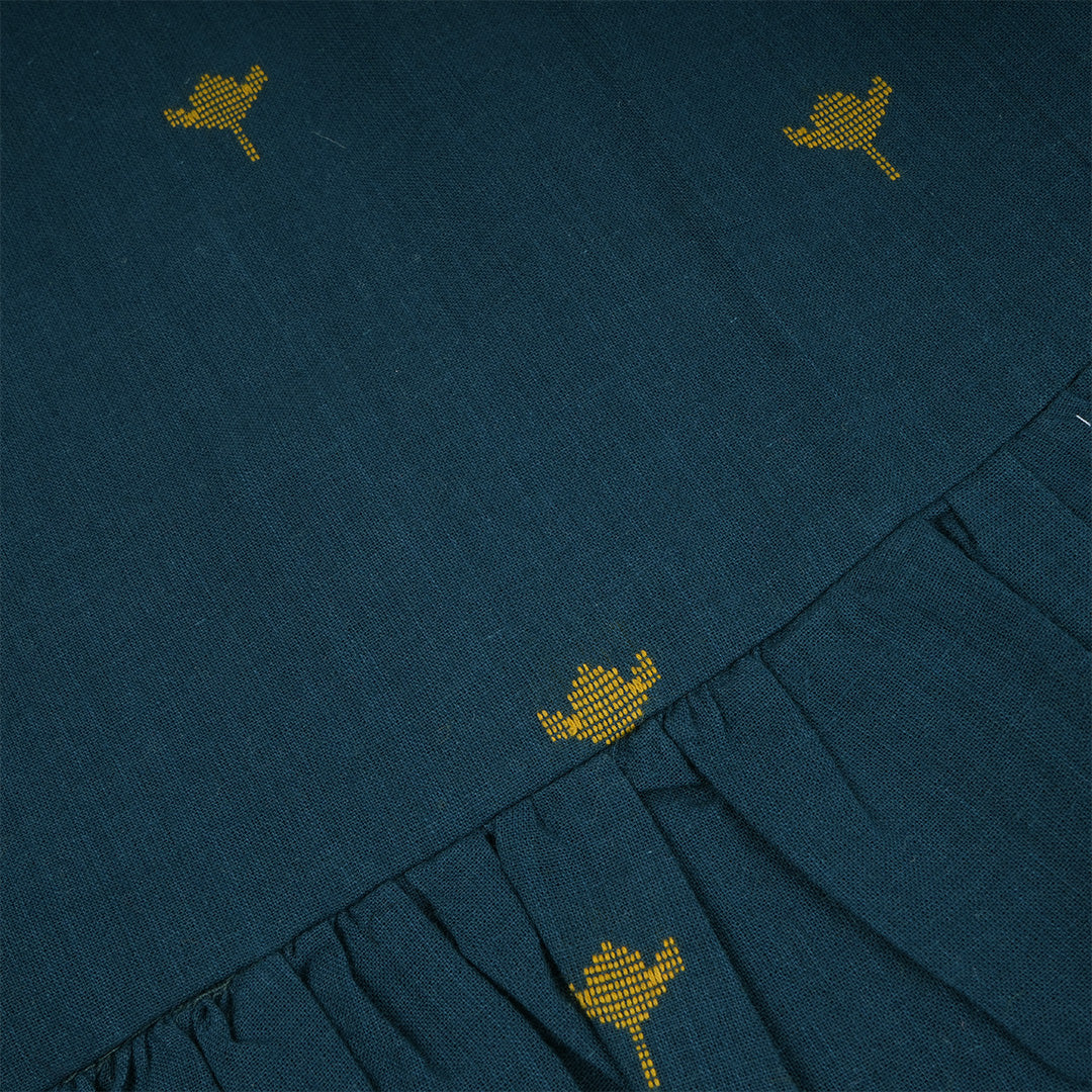 Girls teal green sleeveless top and pant set from Boon Babies, featuring a coordinated casual outfit for girls.