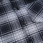 Soft and breathable cotton checked shirt for boys with a classic collar—ideal for casual and outdoor wear.