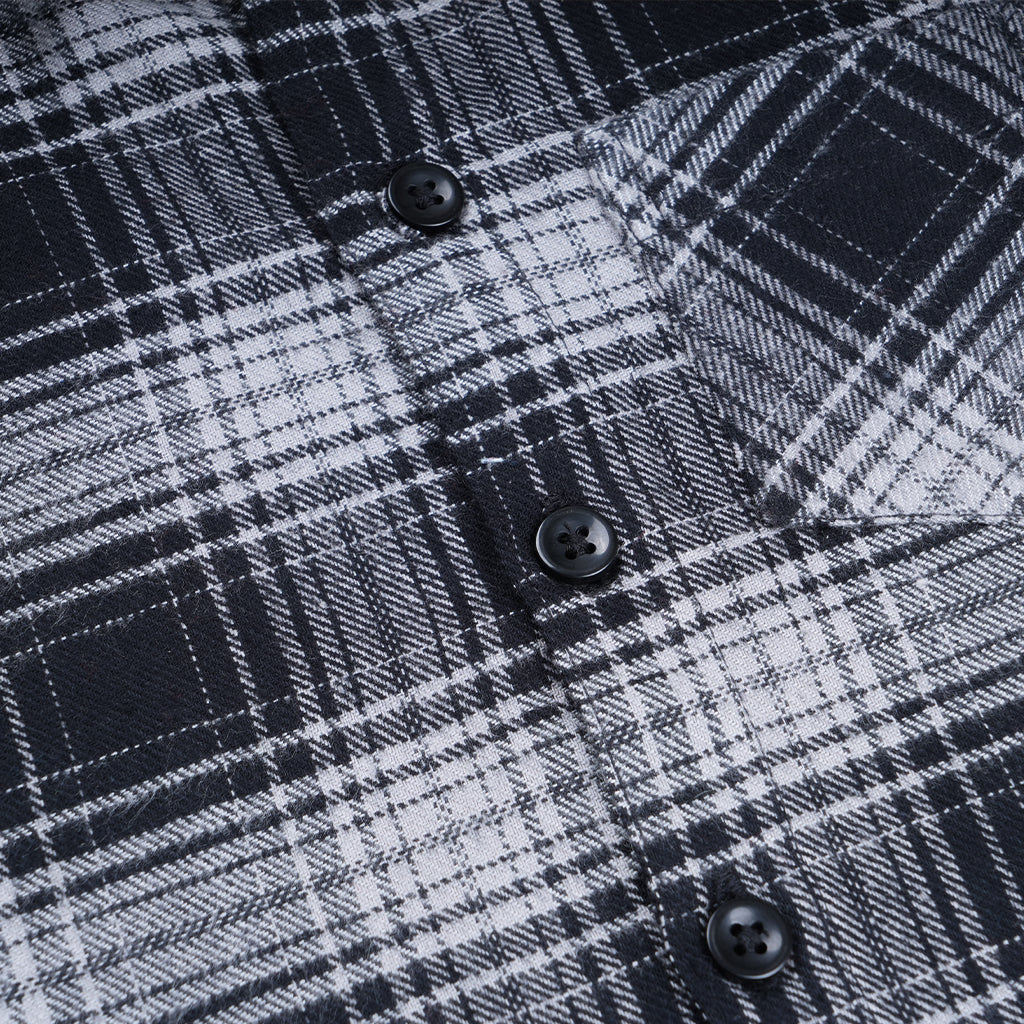 Soft and breathable cotton checked shirt for boys with a classic collar—ideal for casual and outdoor wear.