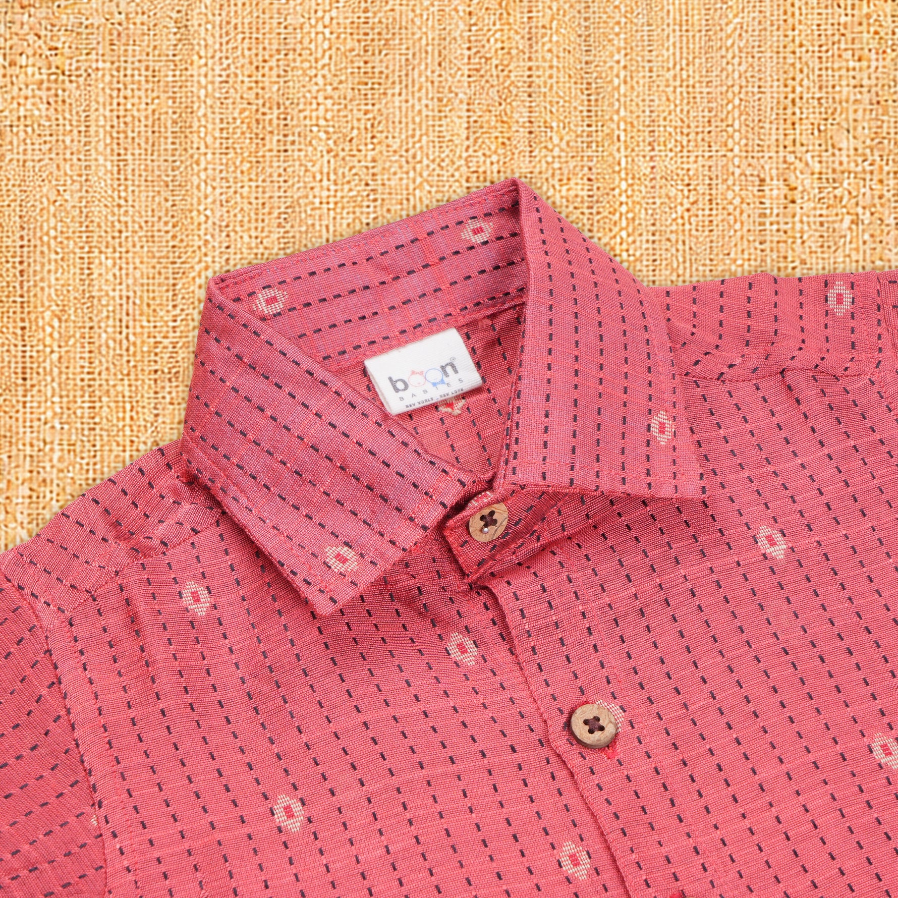 Elegant handloom silk cotton shirt with optional dhoti set for boys—perfect for festive and traditional occasions.