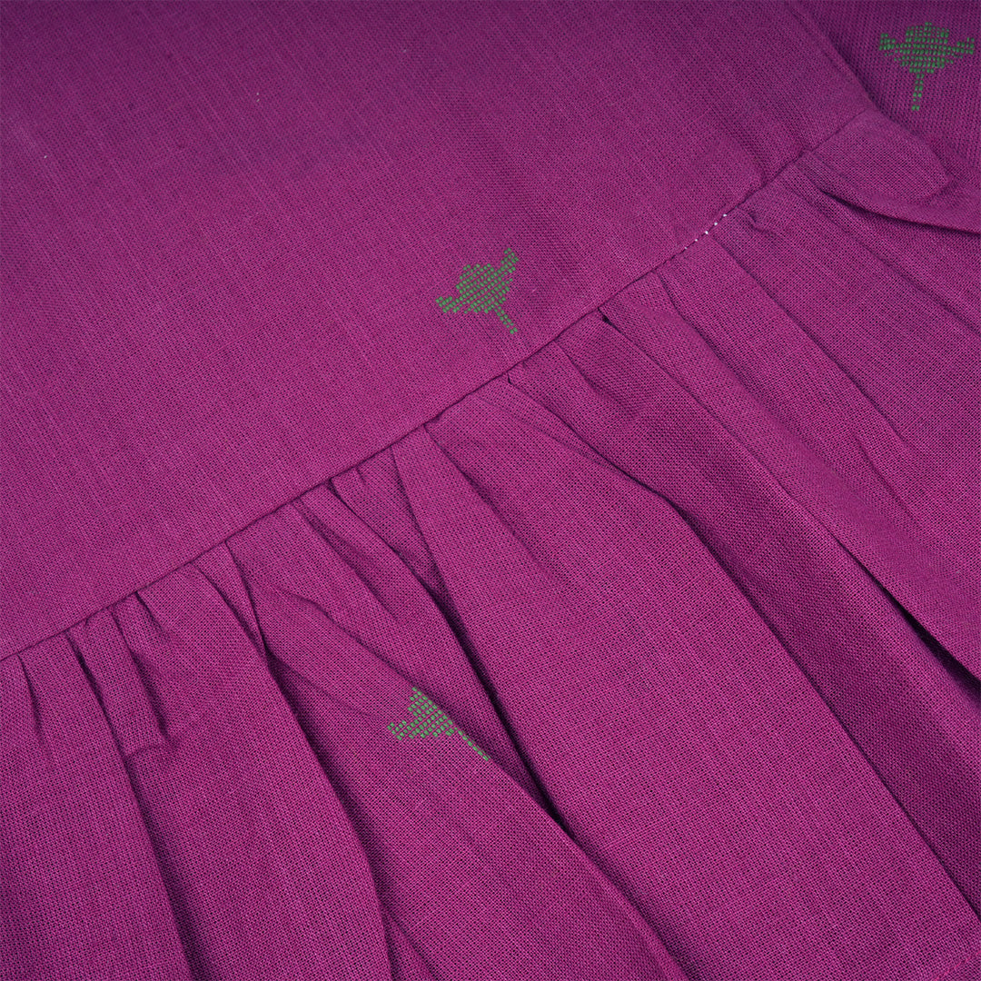 Girls purple sleeveless co-ord set with matching pants from Boon Babies, styled for comfort and casual wear.