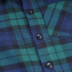 Soft and breathable cotton checked shirt for boys with a classic collar—perfect for casual and outdoor wear.