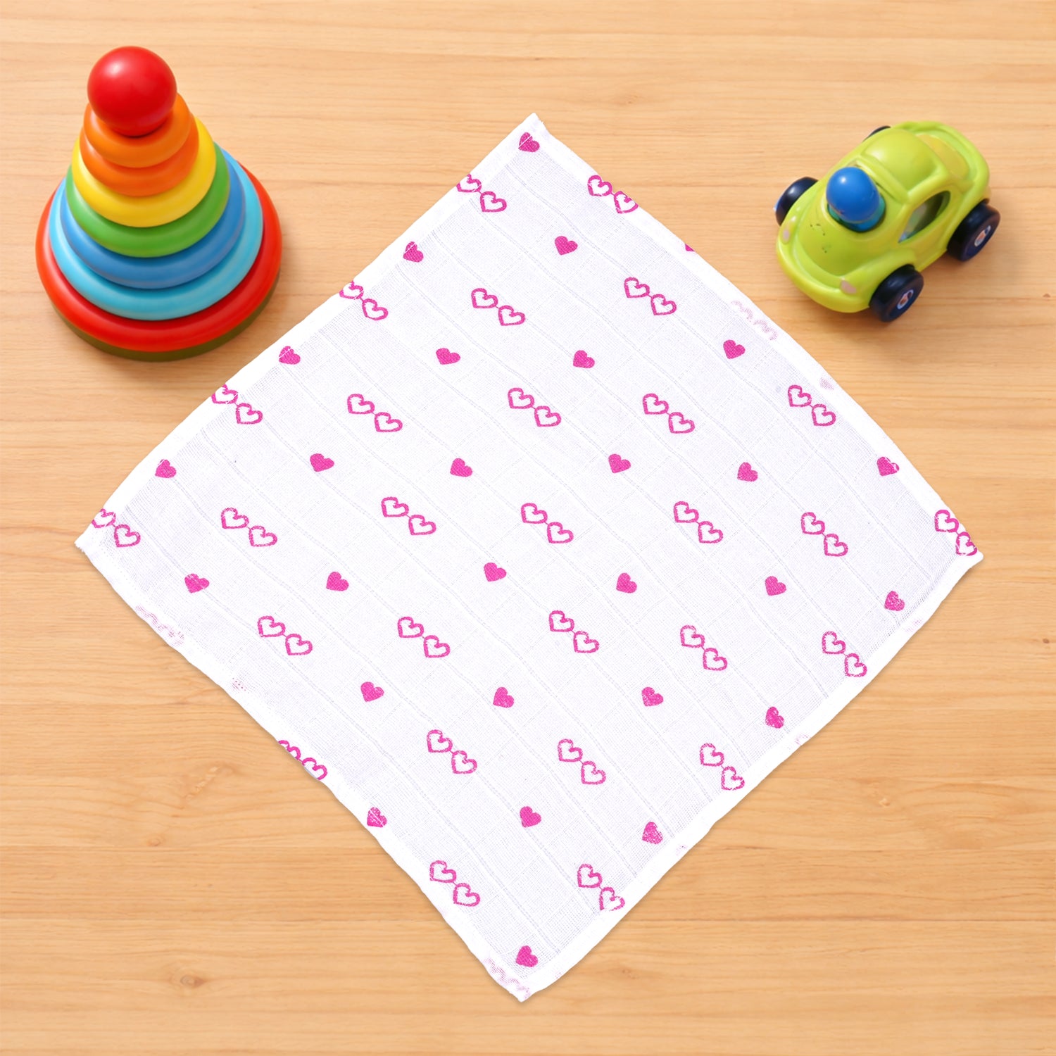 Muslin Baby Wipes | Reusable | Soft Printed Baby Care Cloth | Assorted Colour