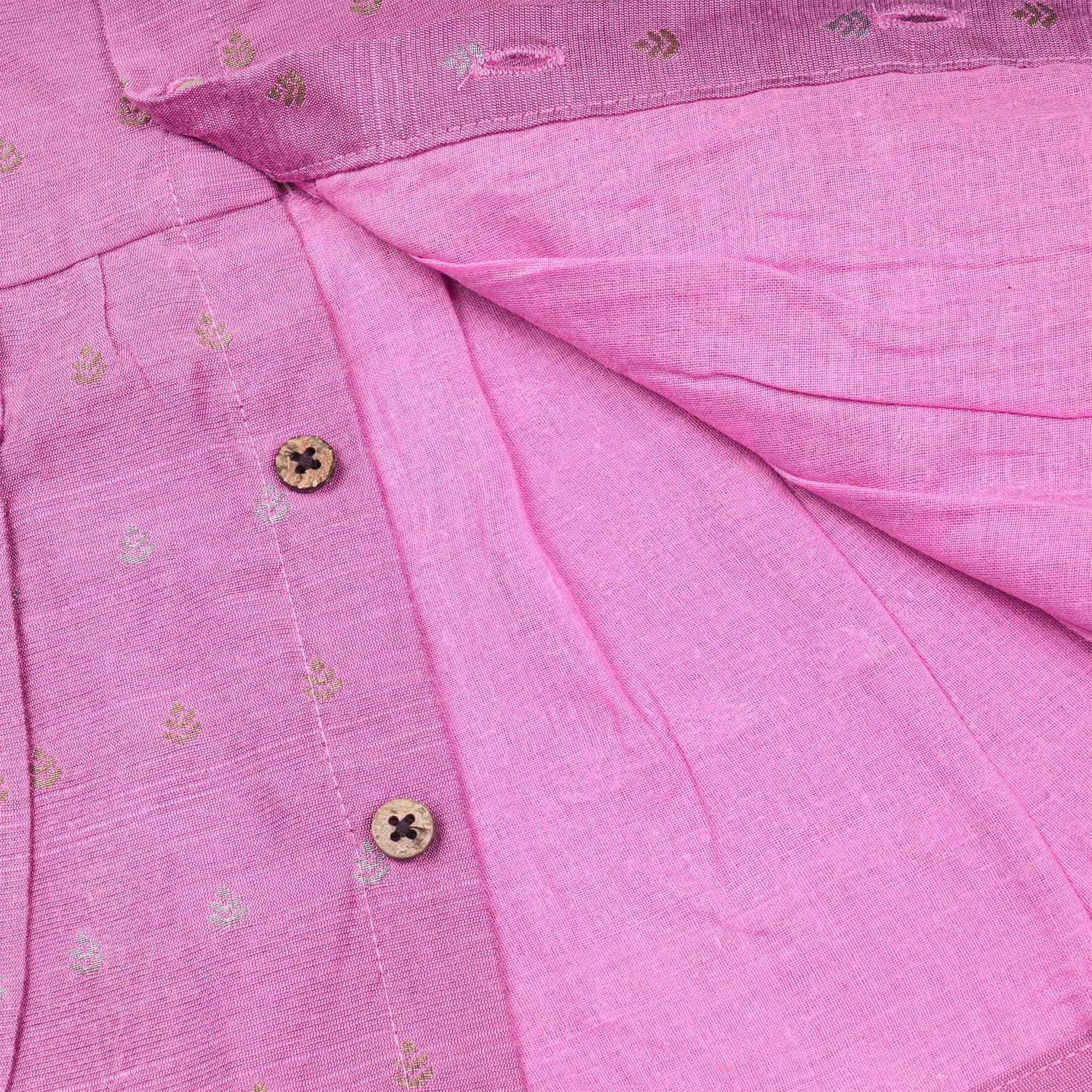 Baby girls' ethnic sleeveless frock in baby pink by Boon Babies, with intricate embroidery and soft fabric for special occasions.