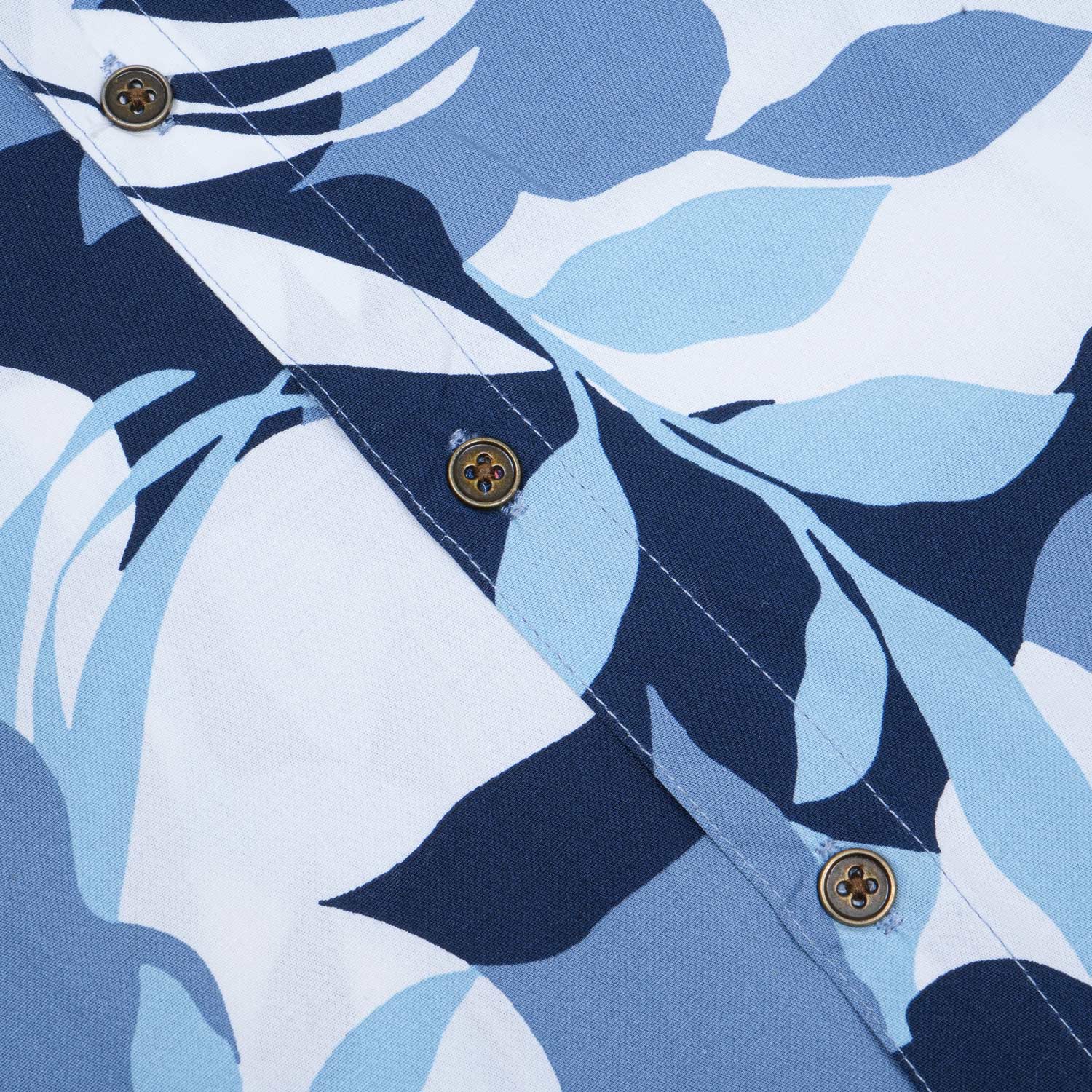 Soft cotton boys co-ord set with floral print, straight collar shirt and comfy shorts—perfect for casual style look and outdoor wear.