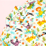 Boone Babies Jungle Pop boys co-ord set with printed shirt and shorts featuring a Chinese collar, suitable for kids' casual wear