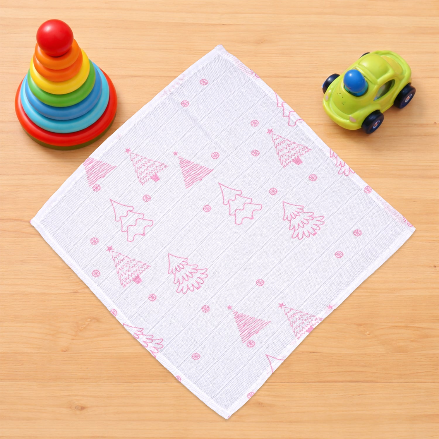 Muslin Baby Wipes | Reusable | Soft Printed Baby Care Cloth | Assorted Colour